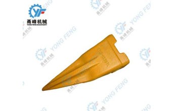 Excavator bucket tooth structure and improvement method