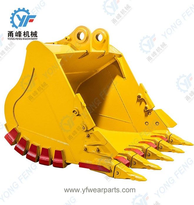 Heavy Duty Rock Quarry Bucket for Caterpillar CAT345 Excavator