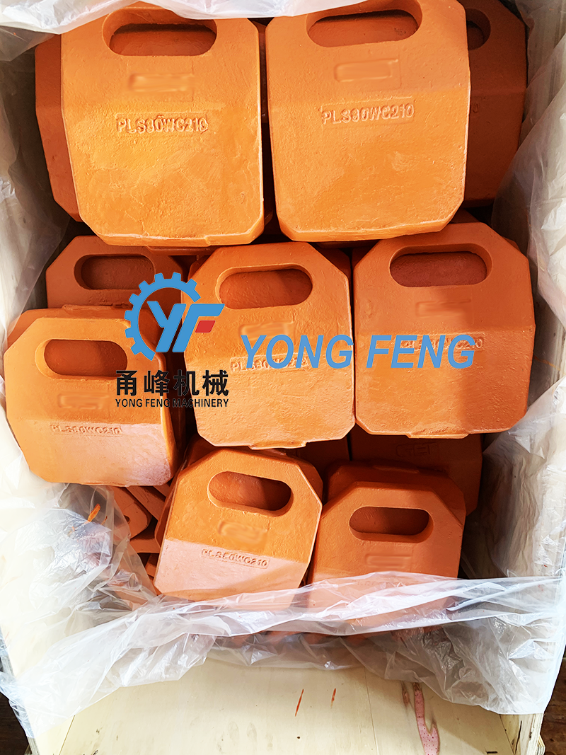 Caterpillar Heel Blocks/ShroudBLOCK HB210-80X